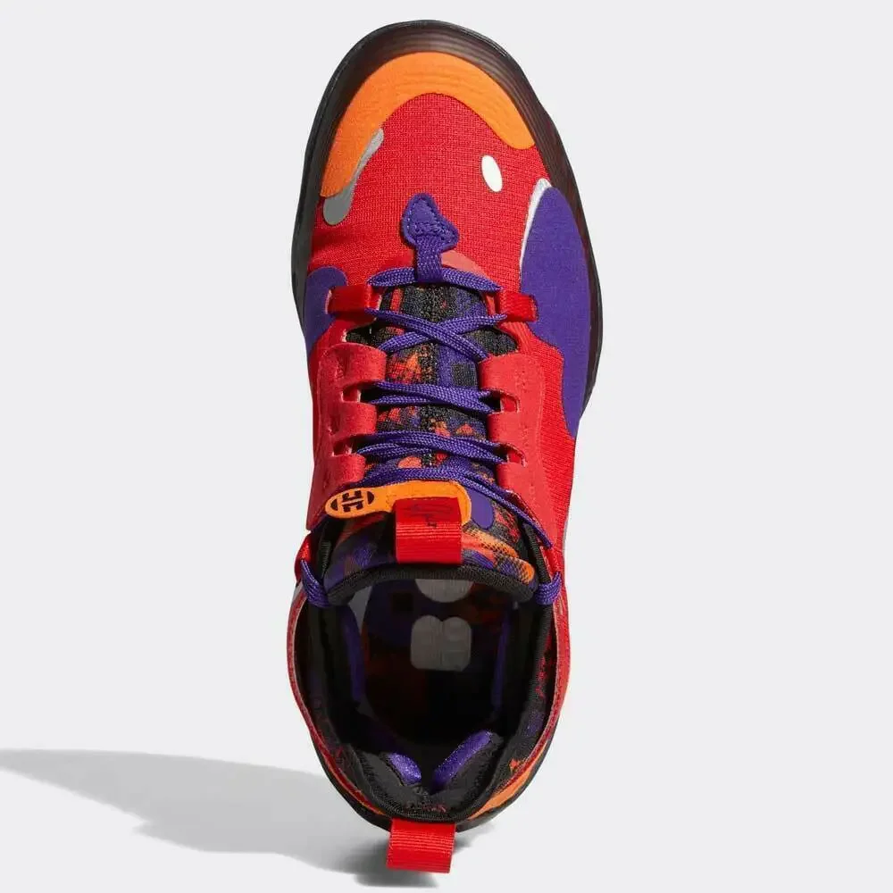 Adidas Harden Vol. 5 Futurenatura G55811 Red / Multi-Color Men's Size 8 - Picture 4 of 7